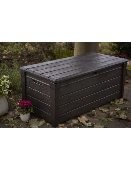 Skrzynia Ogrodowa Balkonowa Keter Brightwood Do Ogrodu Tarasowa 455 litrów