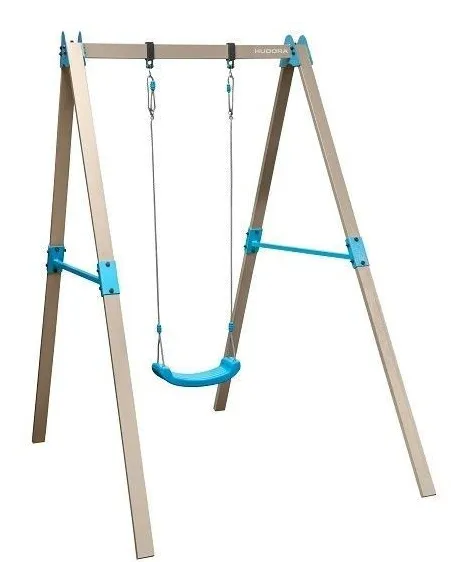 Huśtawka Dla Dzieci Ogrodowa HUDORA Vario Basic 50 kg Na Linach Deseczka