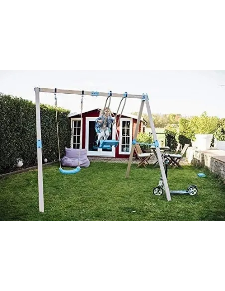 Huśtawka Dla Dzieci Ogrodowa HUDORA Vario Basic 50 kg Na Linach Deseczka