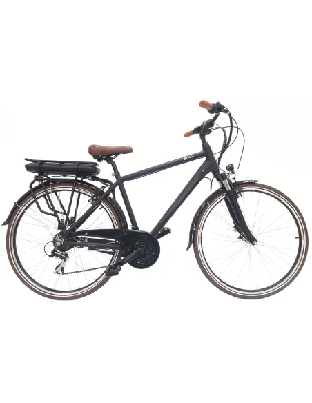 Elektryczny Rower Miejski 28 Aluminium Wspomaganie Bagażnik Światła Dzwonek