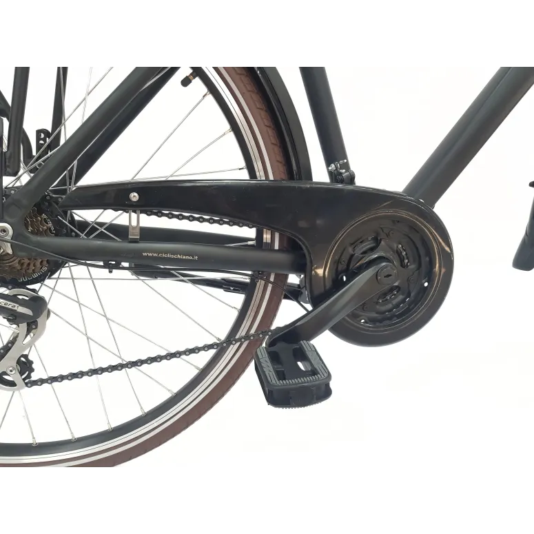 Elektryczny Rower Miejski 28 Aluminium Wspomaganie Bagażnik Światła Dzwonek