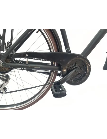 Elektryczny Rower Miejski 28 Aluminium Wspomaganie Bagażnik Światła Dzwonek