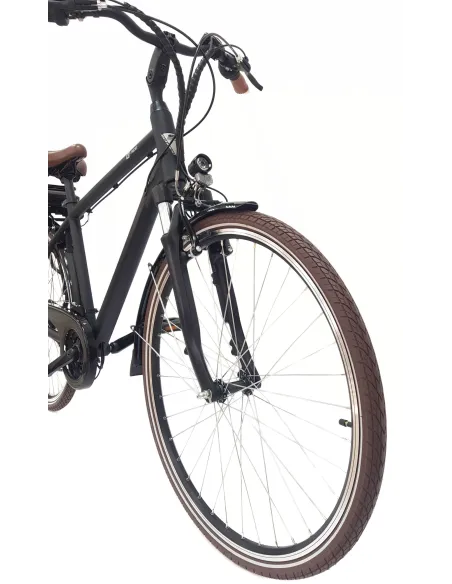 Elektryczny Rower Miejski 28 Aluminium Wspomaganie Bagażnik Światła Dzwonek