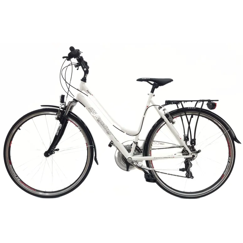 Rower Trekkingowy 28 Damski Revo Bagażnik Światła Dzwonek Stopka Błotniki