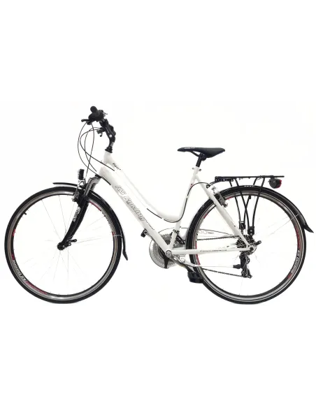Rower Trekkingowy 28 Damski Revo Bagażnik Światła Dzwonek Stopka Błotniki