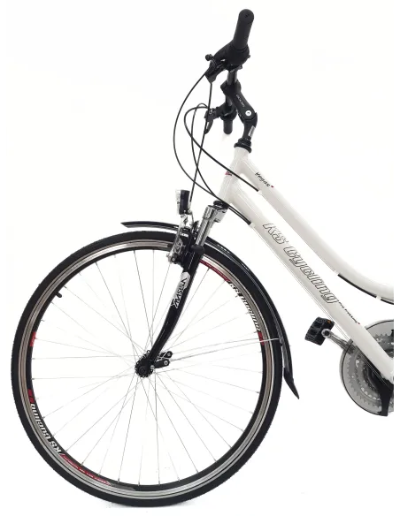 Rower Trekkingowy 28 Damski Revo Bagażnik Światła Dzwonek Stopka Błotniki