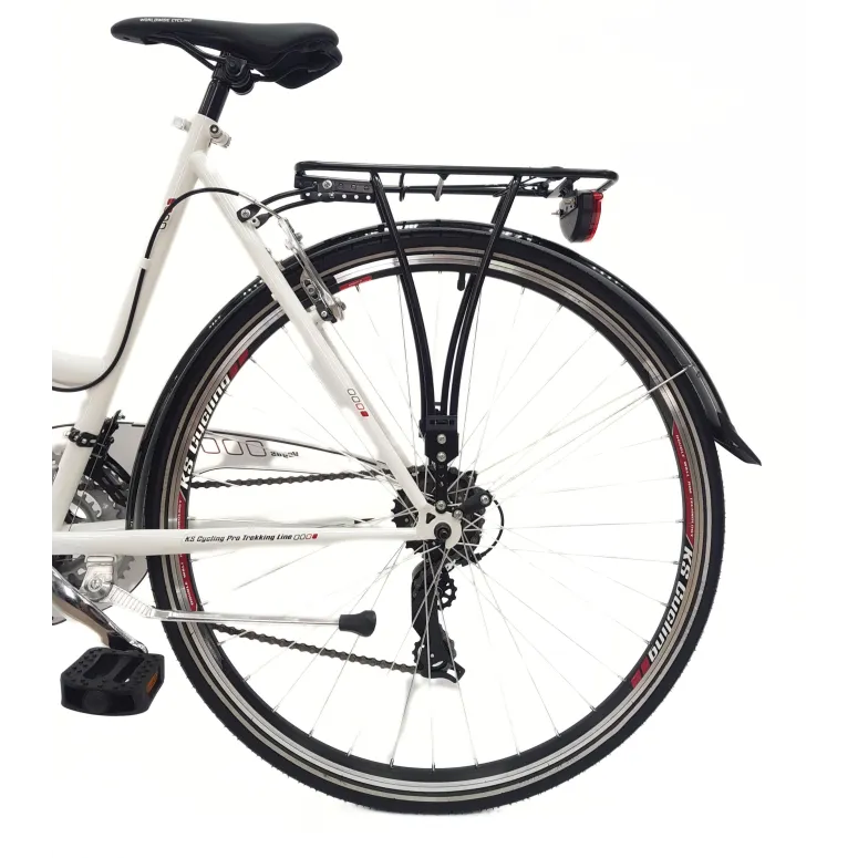 Rower Trekkingowy 28 Damski Revo Bagażnik Światła Dzwonek Stopka Błotniki