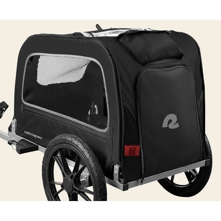 Przyczepka Rowerowa Dla Psa Retrospec Rover Hauler Składana 23 kg Koła 16"