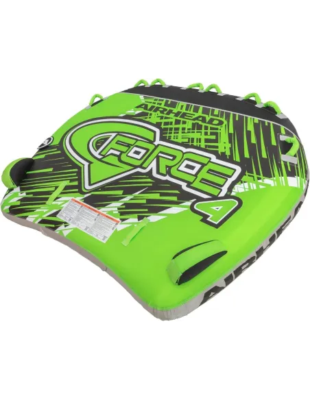 Ponton Materac Do Holowania Za Motorówką AIRHEAD G-Force Zielony 4 Osobowy