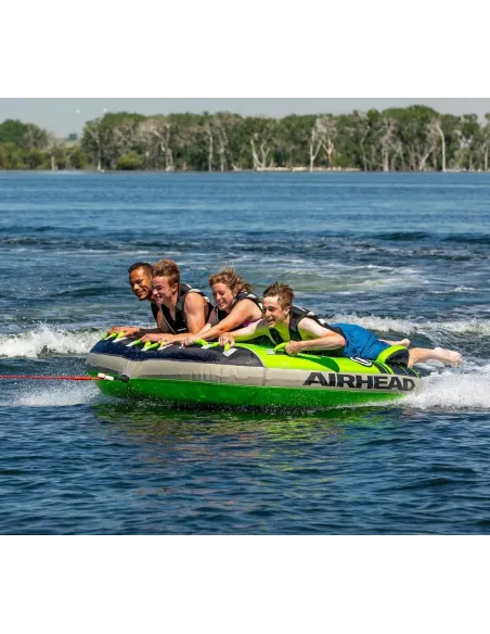 Ponton Materac Do Holowania Za Motorówką AIRHEAD G-Force Zielony 4 Osobowy