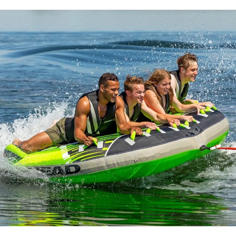 Ponton Materac Do Holowania Za Motorówką AIRHEAD G-Force Zielony 4 Osobowy