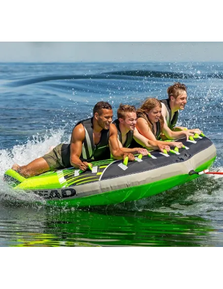 Ponton Materac Do Holowania Za Motorówką AIRHEAD G-Force Zielony 4 Osobowy