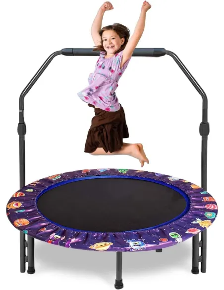 Trampolina Dziecięca Z Uchwytem Arkyomi 91 cm Mała Do Domu Dla Dzieci Mini