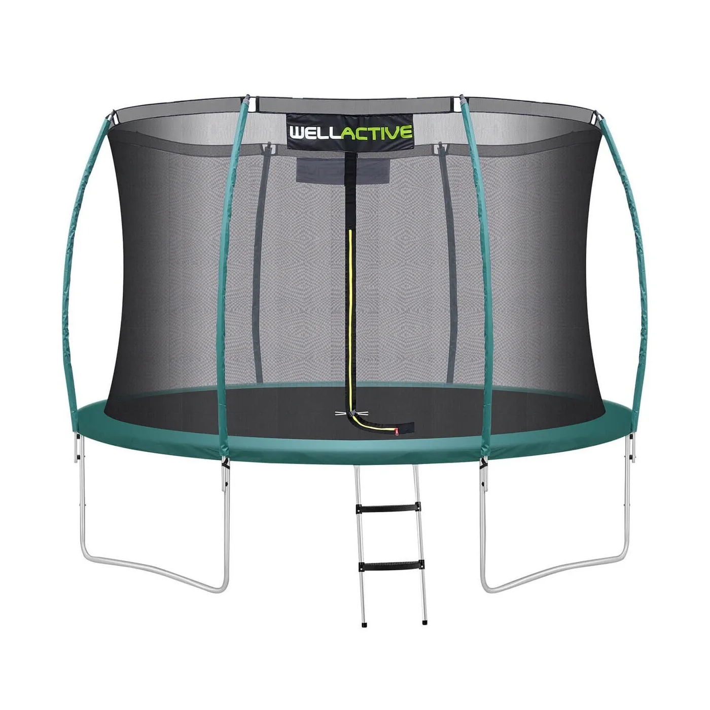 Trampolina Ogrodowa Wellactive Advanced Okrągła Z Drabinką 244cm 100 kg