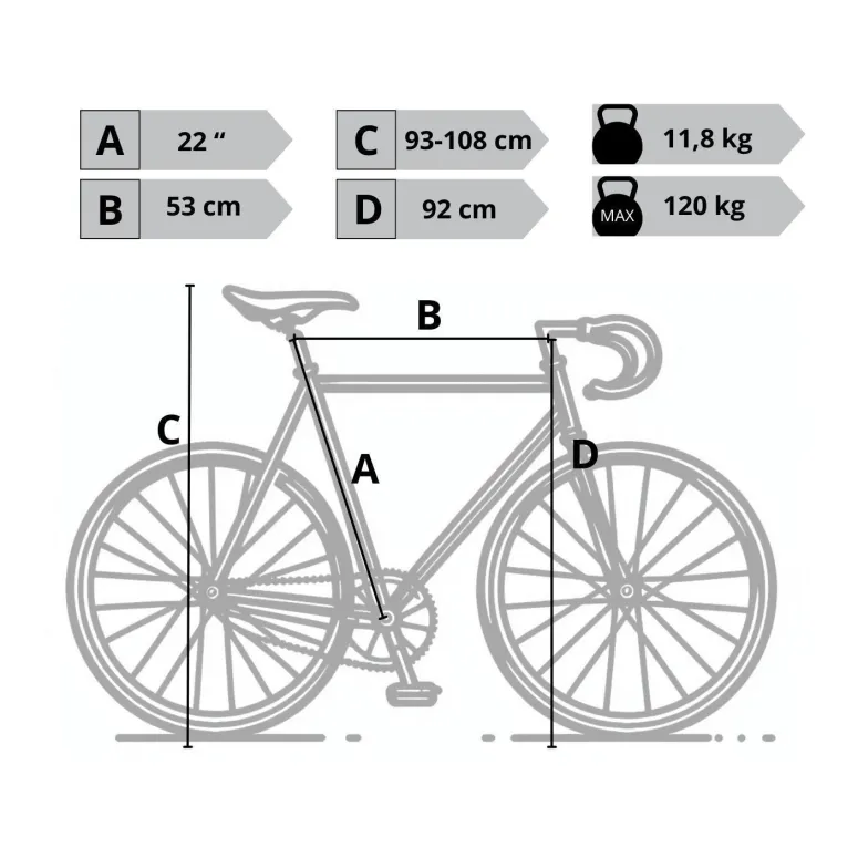 Rower Ostre Koło 28 Stal Dual Pivot Jednobiegowy Dzwonek Odblaski