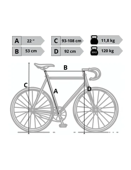 Rower Ostre Koło 28 Stal Dual Pivot Jednobiegowy Dzwonek Odblaski