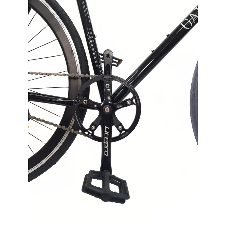 Rower Ostre Koło 28 Stal Dual Pivot Jednobiegowy Dzwonek Odblaski