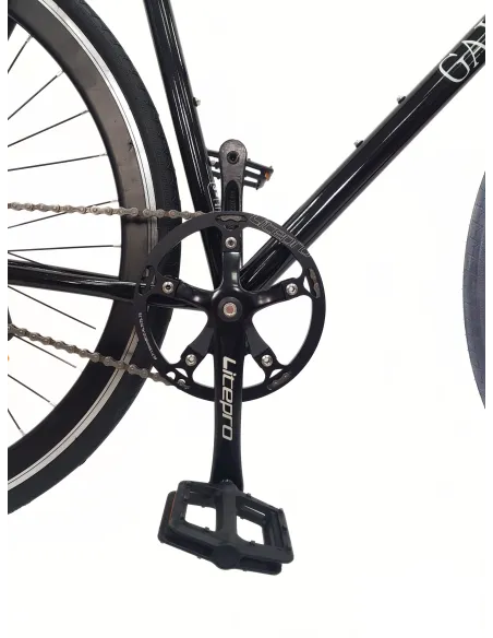 Rower Ostre Koło 28 Stal Dual Pivot Jednobiegowy Dzwonek Odblaski