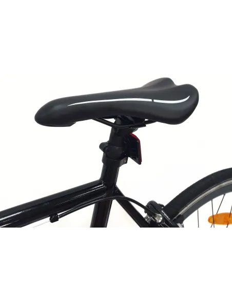 Rower Ostre Koło 28 Stal Dual Pivot Jednobiegowy Dzwonek Odblaski