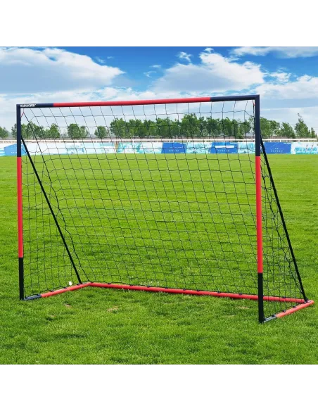 Bramka Piłkarska KAIHAOWIN Metalowa Treningowa Do Piłki Nożnej 244x183 cm