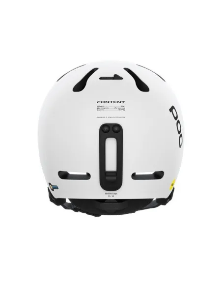 Kask Narciarski POC Fornix MIPS Wentylacja Nauszniki Biały r. XL/XXL 59-62