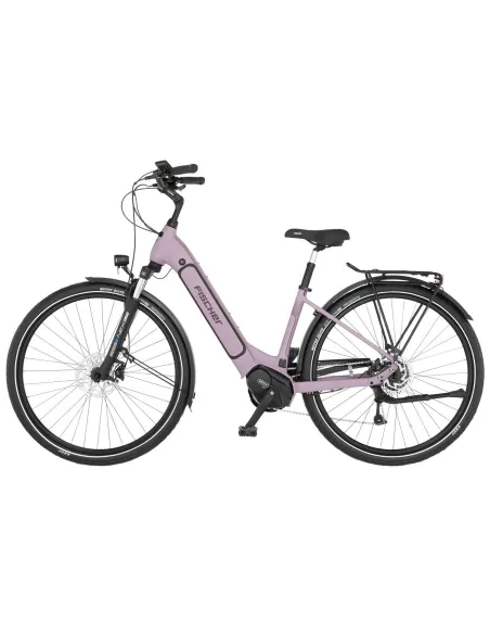 Elektryczny Rower Miejski 28 Fischer ALU Damski Hydraulika Acera Światła