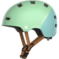 Kask Rowerowy GLAMVILLA Unisex Lekki Akcesoria Niebiesko-Zielony r. S 48-53