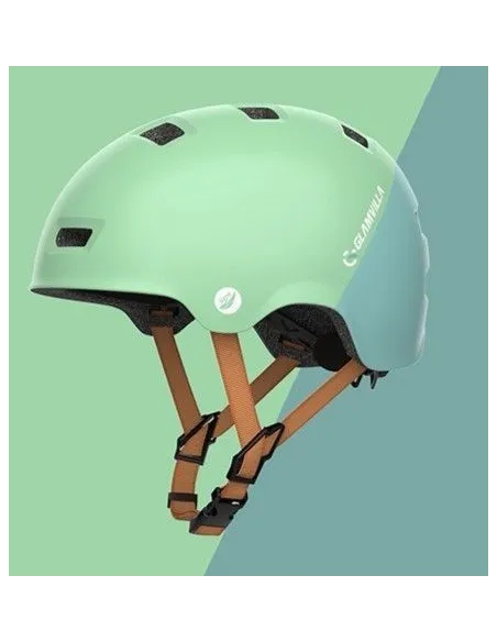 Kask Rowerowy GLAMVILLA Unisex Lekki Akcesoria Niebiesko-Zielony r. S 48-53