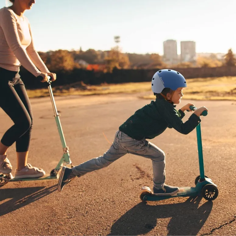 Kask Rowerowy GLAMVILLA Unisex Lekki Akcesoria Niebiesko-Zielony r. S 48-53