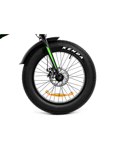 Elektryczny Rower Składany 20 Fatbike Wspomaganie Bagażnik Światła Dzwonek