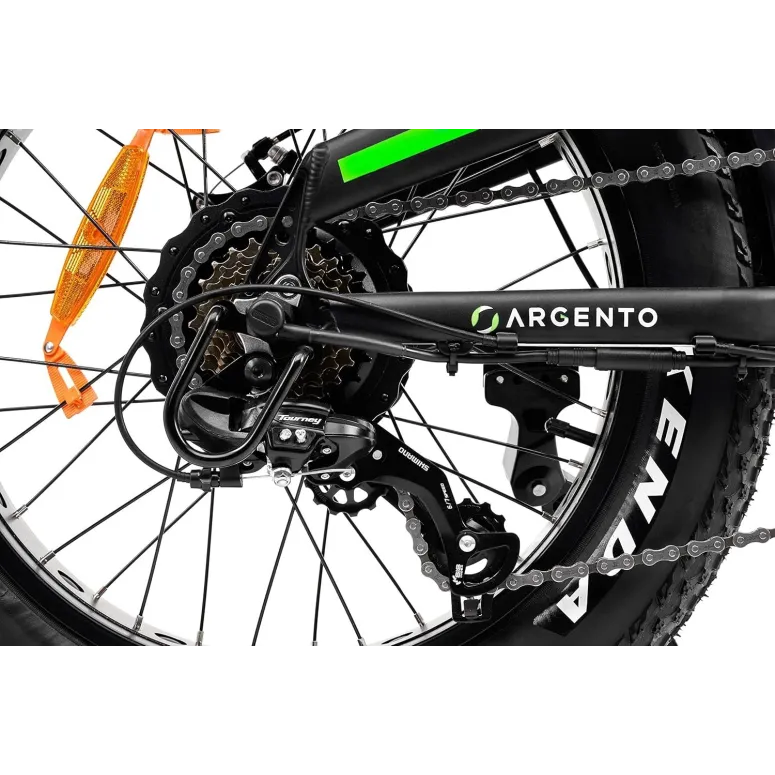 Elektryczny Rower Składany 20 Fatbike Wspomaganie Bagażnik Światła Dzwonek