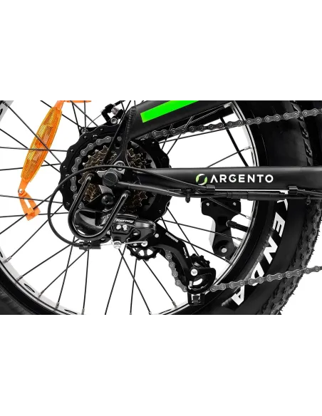 Elektryczny Rower Składany 20 Fatbike Wspomaganie Bagażnik Światła Dzwonek