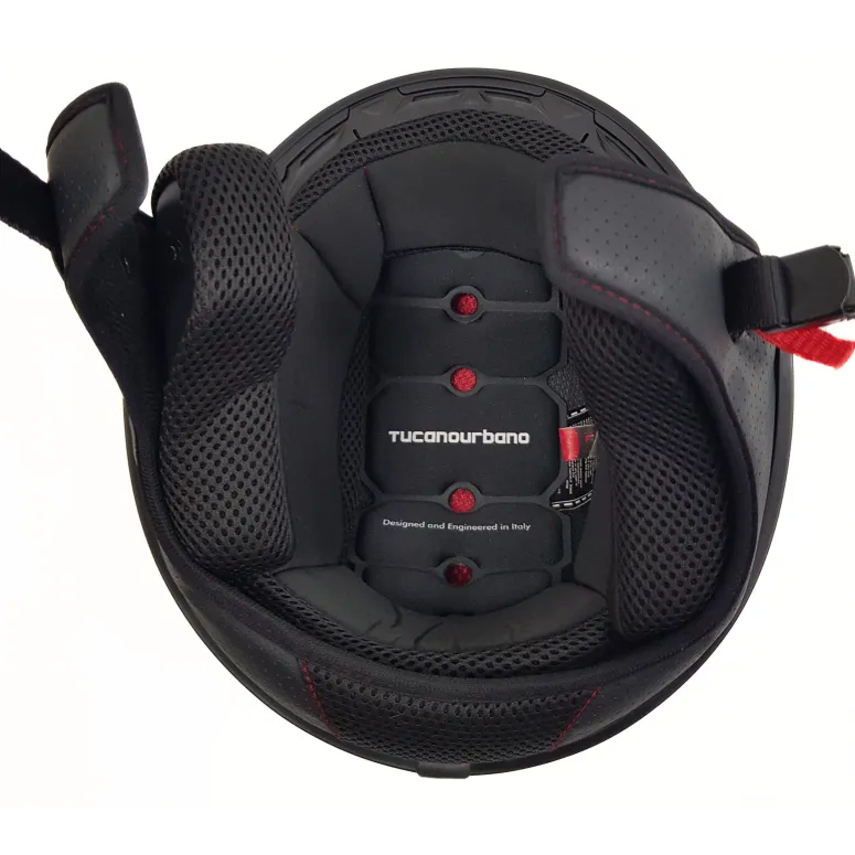 Kask Motocyklowy Tucano Urbano Herren EL Jettin Otwarty Matowy Czarny r. L