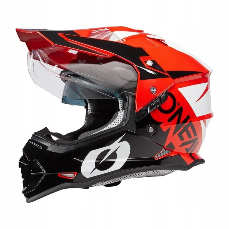 Kask Cross Enduro Dual O'Neal Sierra R V23 Z Szybą Blenda r. S 55-56 cm