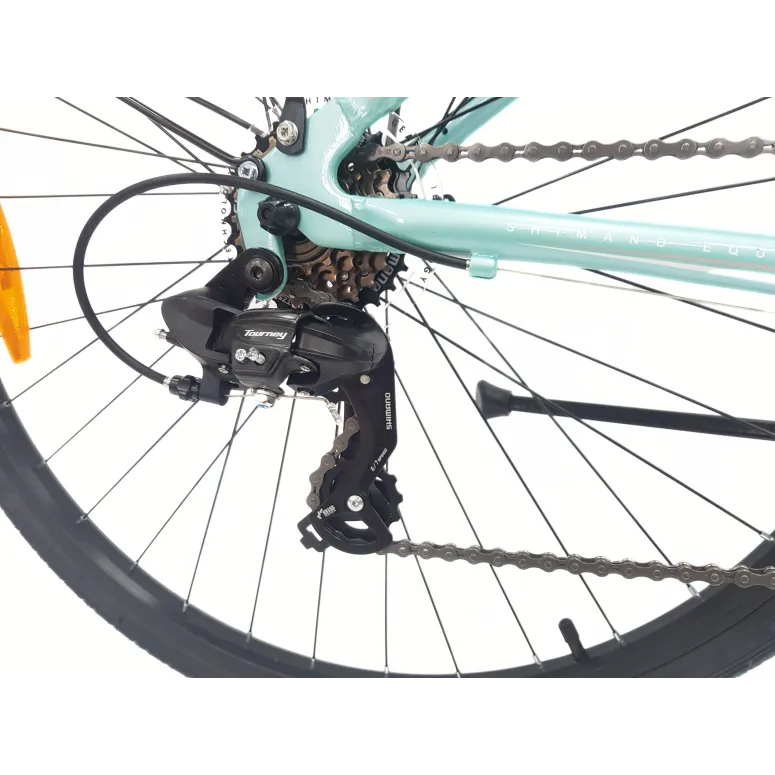 Rower Trekkingowy Damski 28 Aluminium Błotniki Odblaski Dzwonek Bagażnik