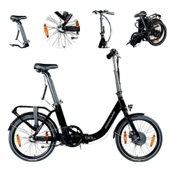 Elektryczny Rower Składany 20 Miejski Nexus 3 Wspomaganie Bagażnik Światła