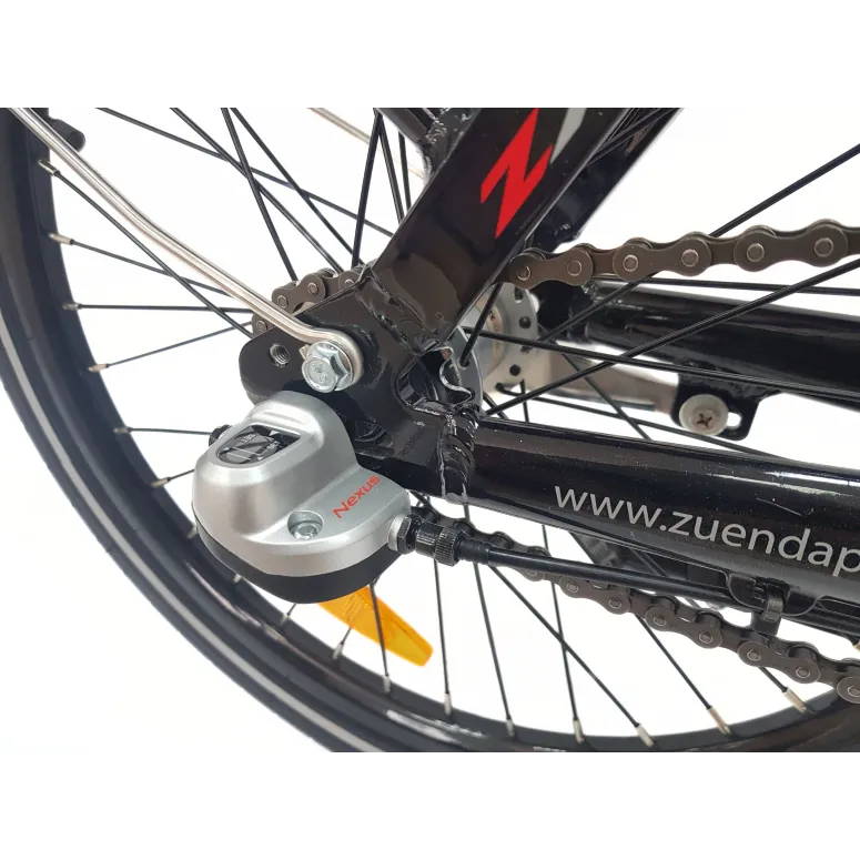 Elektryczny Rower Składany 20 Miejski Nexus 3 Wspomaganie Bagażnik Światła