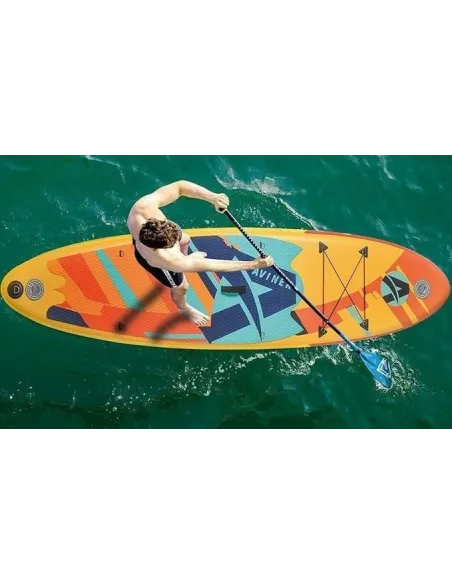 Deska SUP Pompowana Aviner Paddle Board Z Wiosłem Do Pływania Torba 305 cm Torba