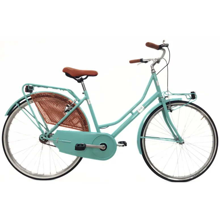 Miejski Rower Damski 26 Młodzieżowy Vintage Bagażnik Oświetlenie Holenderka