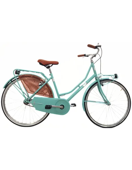 Miejski Rower Damski 26 Młodzieżowy Vintage Bagażnik Oświetlenie Holenderka