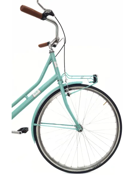 Miejski Rower Damski 26 Młodzieżowy Vintage Bagażnik Oświetlenie Holenderka