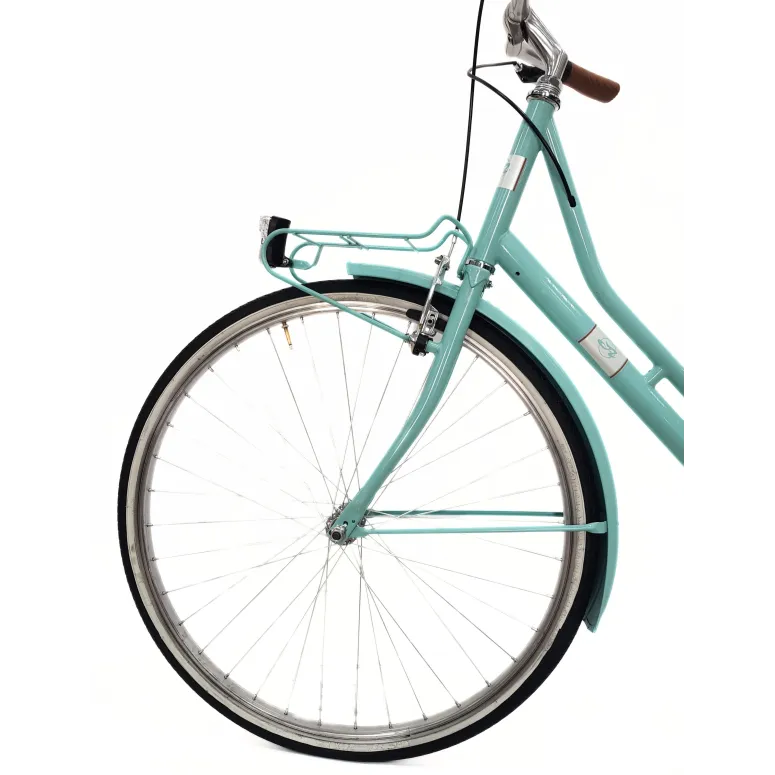 Miejski Rower Damski 26 Młodzieżowy Vintage Bagażnik Oświetlenie Holenderka