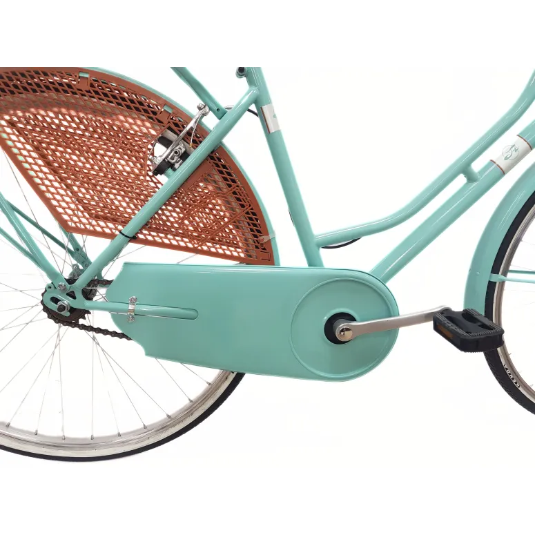 Miejski Rower Damski 26 Młodzieżowy Vintage Bagażnik Oświetlenie Holenderka