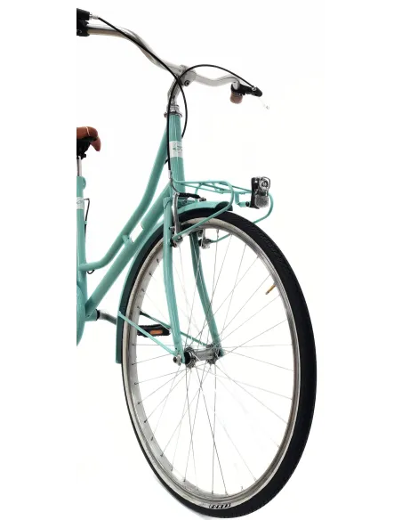 Miejski Rower Damski 26 Młodzieżowy Vintage Bagażnik Oświetlenie Holenderka