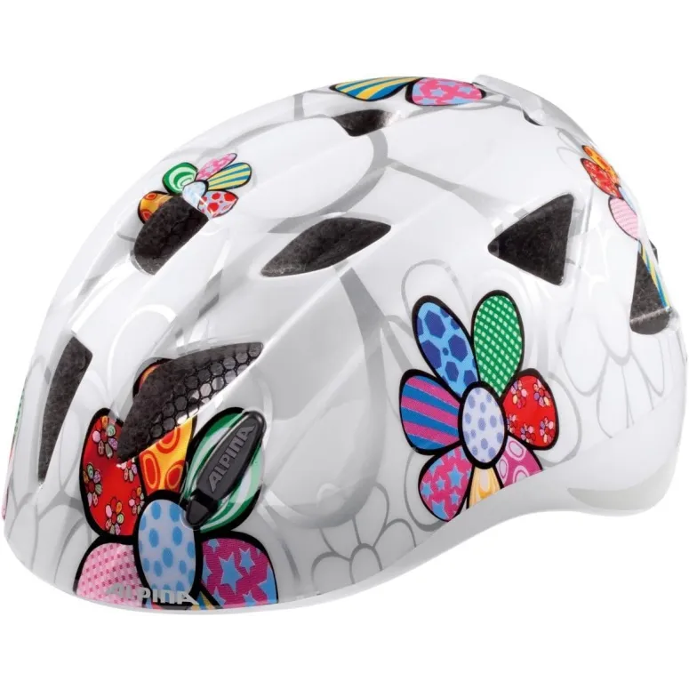 Kask Rowerowy Dziecięcy Alpina Ximo Flash Lekki Wentylacja Biały r. M 49-54