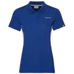 Koszulka Damska Polo HEAD Girls Club Tech Royal Niebieska UPF 50+ r. 164