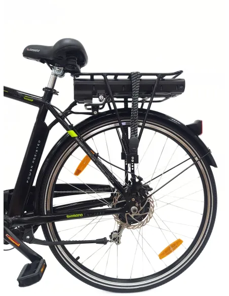 Elektryczny Rower Miejski 28 Męski ALU Revo Wspomaganie Bagażnik Światła