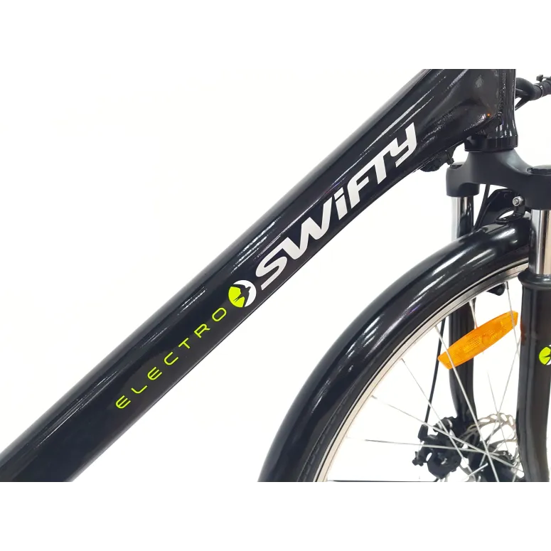 Elektryczny Rower Miejski 28 Męski ALU Revo Wspomaganie Bagażnik Światła