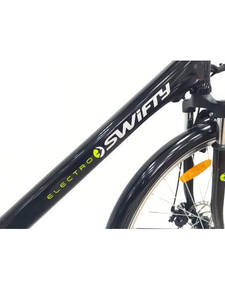 Elektryczny Rower Miejski 28 Męski ALU Revo Wspomaganie Bagażnik Światła