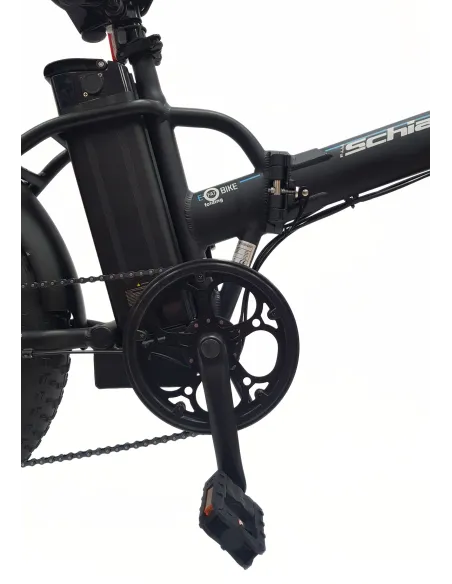 Elektryczny Rower Składany 20 Fatbike ALU Błotniki Światła Dzwonek Stopka